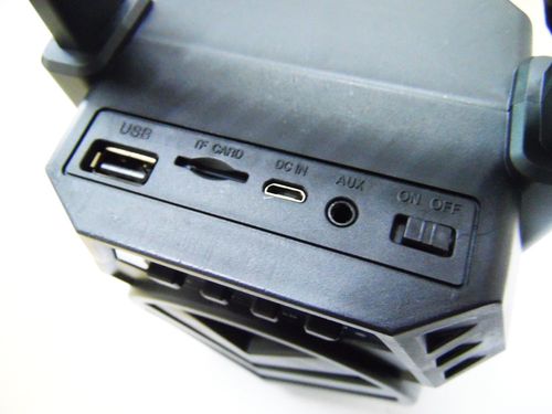3" Bluetooth USB microSD speaker 5W RMS LED P28-H6 