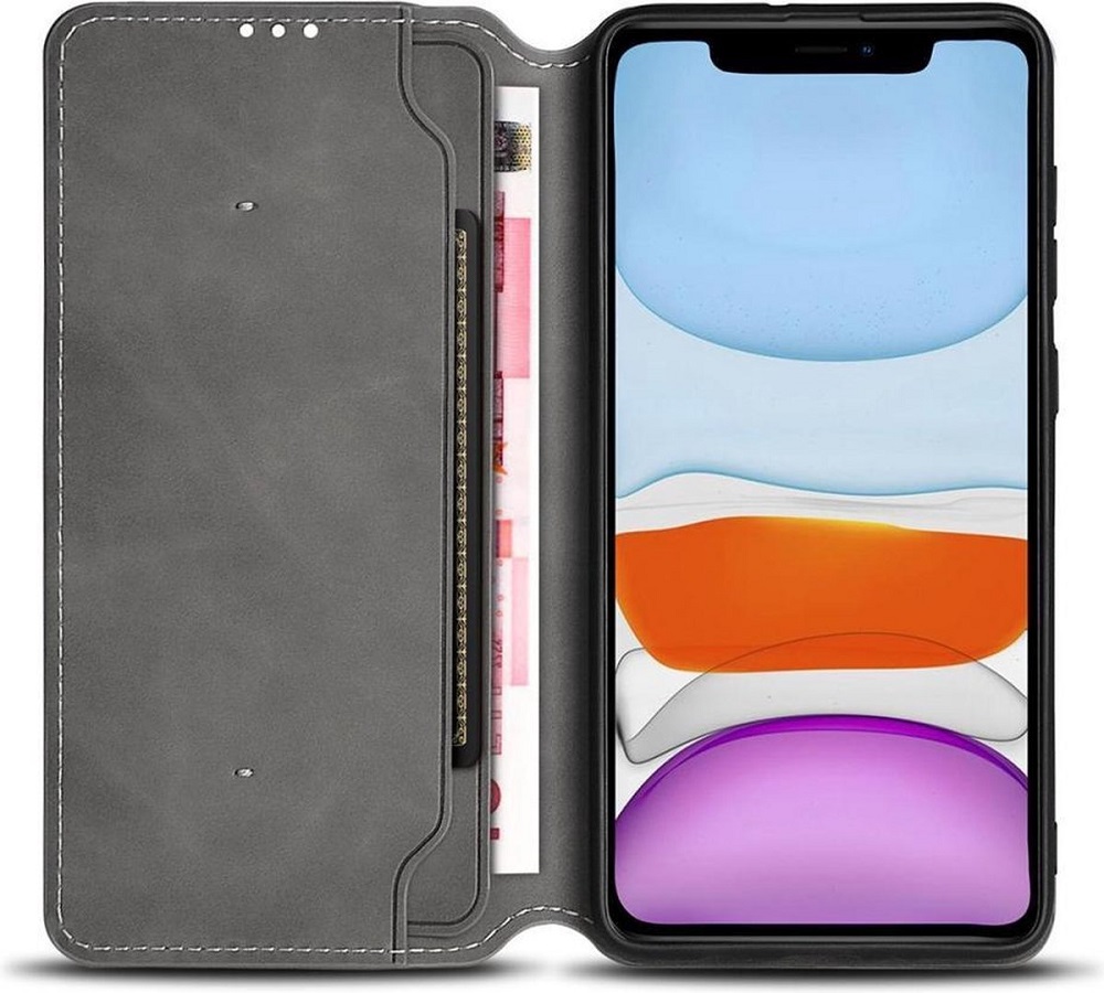 Soft wallet case for apple iPhone 11 black WB1260 Nedis