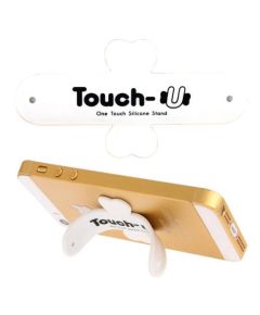 TOUCH-U - Support de smartphone en silicone - Blanc H649 