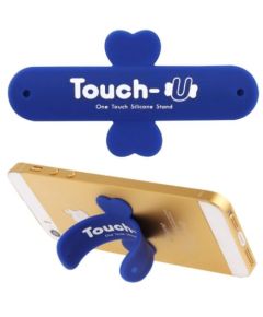 TOUCH-U - Support de smartphone en silicone - Bleu M206 