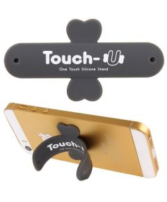 TOUCH-U - Supporto in silicone per smartphone - Grigio M207 