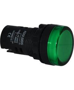 Indicatore luminoso da pannello 220V - verde EL226 FATO