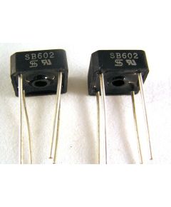 SB602 100V 6A diodo bridge - paquete de 2 piezas NOS180029 