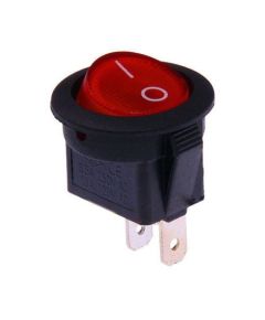 Single pole rocker switch - Red N484 
