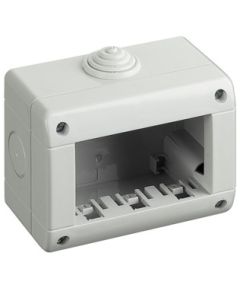Caja 3 m¢dulos 10x8cm Blanco compatible Vimar EL2008 