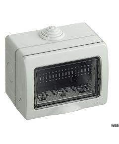 Idrobox IP55 3 white modules Vimar compatible EL2250 