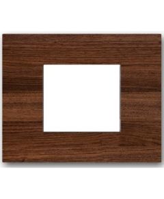 2 places square cherry cover plate compatible with Living International EL1798 
