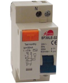 Interruttore magnetotermico differenziale 2P C32 EL1500 