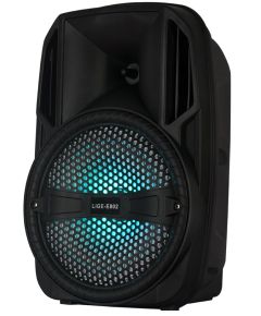 Portable speaker 8 "20W Bluetooth / Radio / USB LED light LIGE-E802 