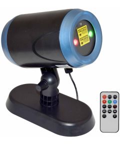 Effetto luce proiettore doppio laser rosso/verde con telecomando e altoparlante Bluetooth WB1304 