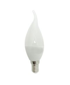 6W LED lamp E14 candle flame - warm light 5637 Shanyao
