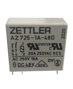 Relais 48 V SPST - AZ725-1A-48D - ZETTLER EL139 