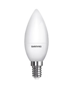 LED bulb C37 E14 5W warm light 300K 425lm 5128 Shanyao