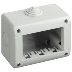 Box 3 modules 10x8cm White compatible Vimar EL2008 