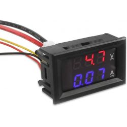 DC 0-100V 10A Digital Voltmeter Ammeter with 2 displays EL3990 