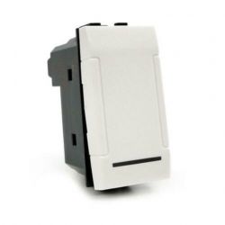 Unipolar push button 10A-250V white compatible Living International EL2310 