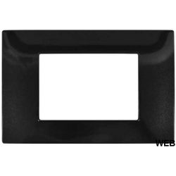 3-place black technopolymer plate compatible with Matix EL1182 