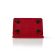 Universal folding case for tablet 7 "red ND9560 Nedis