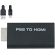 PS2 to HDMI hdmi monitor audio / video adapter with 3.5mm audio output WB2463 