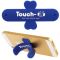 TOUCH-U - Support de smartphone en silicone - Bleu M206 